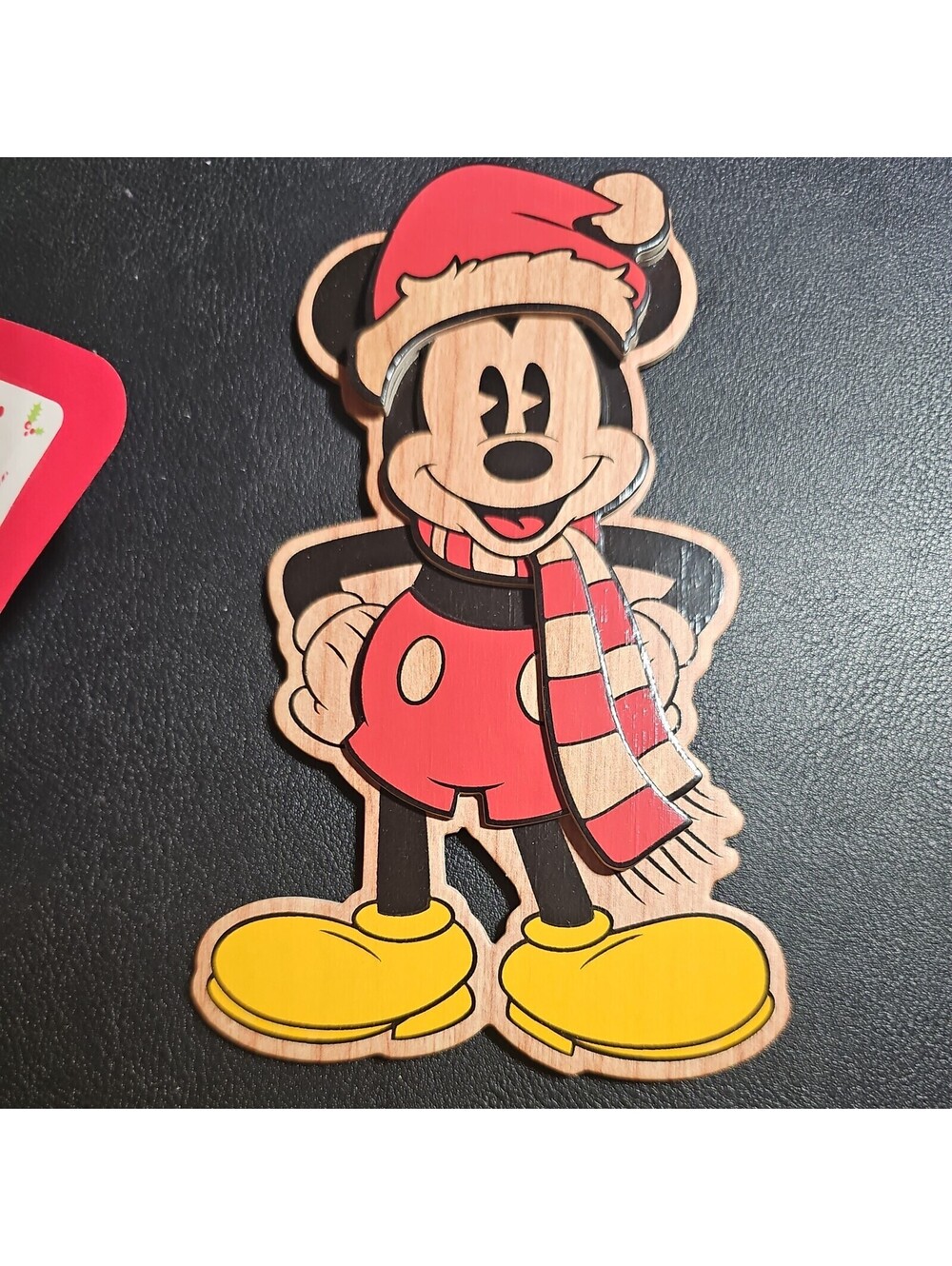Signature Hallmark Christmas Mickey Mouse Disney die-cut image [COPY]